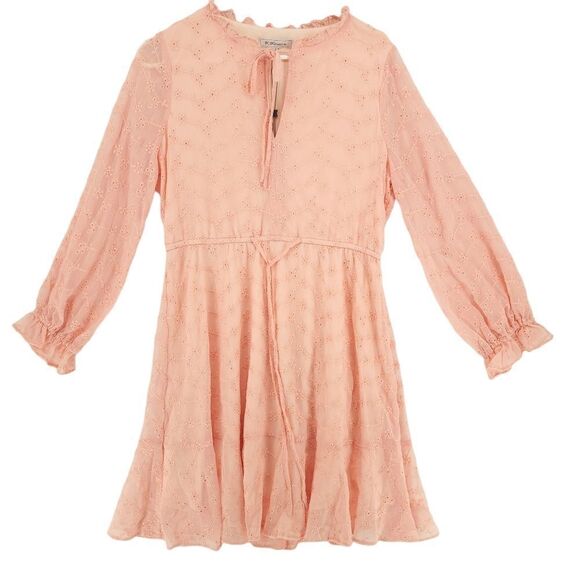 NWT BCBGeneration Desert Eyelet A- Line Dress Size- 8 - Picture 3 of 10